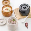 Nồi sóng Stew Pot Chống nước Stew Thực phẩm một người Nồi trứng hấp có nắp Nồi súp Phong cách Trung Quốc Sa Hạt Ăn Nhẹ Gốm Đun Lửa