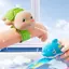 Rùa Mới Hình Cá Heo Vòng Tay Nước Squirter Hình Động Vật Cổ Tay Nước Squirter Cha Mẹ-Con Đi Biển Đồ Chơi saixit2vn