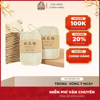 SET 5-10 Sơ Mướp Thiên Nhiên 100% Rửa Chén, Tắm Cọ Rửa Đa Năng B151