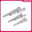 JASMINE 50 Chiếc Mini Cá Sấu Kẹp Mini Bạc Kim Loại Cá Sấu Kẹp 28mm 35mm 45mm Để Kiểm Tra Điện Để Kiểm Tra Pin JASMINE
