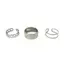 Flog Nhẫn điều chỉnh màu bạc - Bộ quà tặng nữ trang 3 chiếc