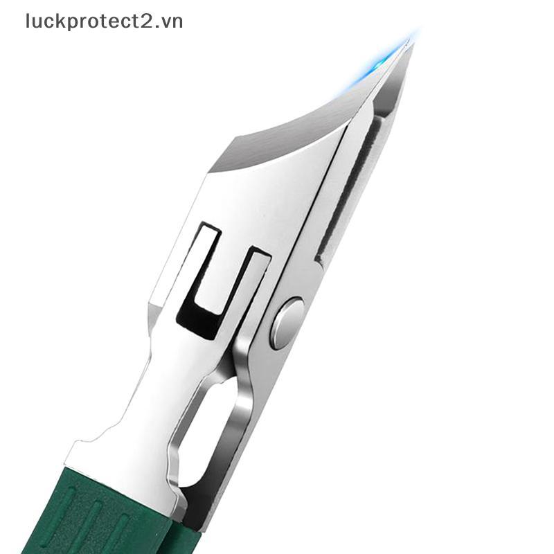 # luckpro # Nail Clipper Slant Mouth Anti Splash Pointed Nail Clippers Large Diagonal Sharp Nail Kéo cắt móng tay cho rãnh móng tay.