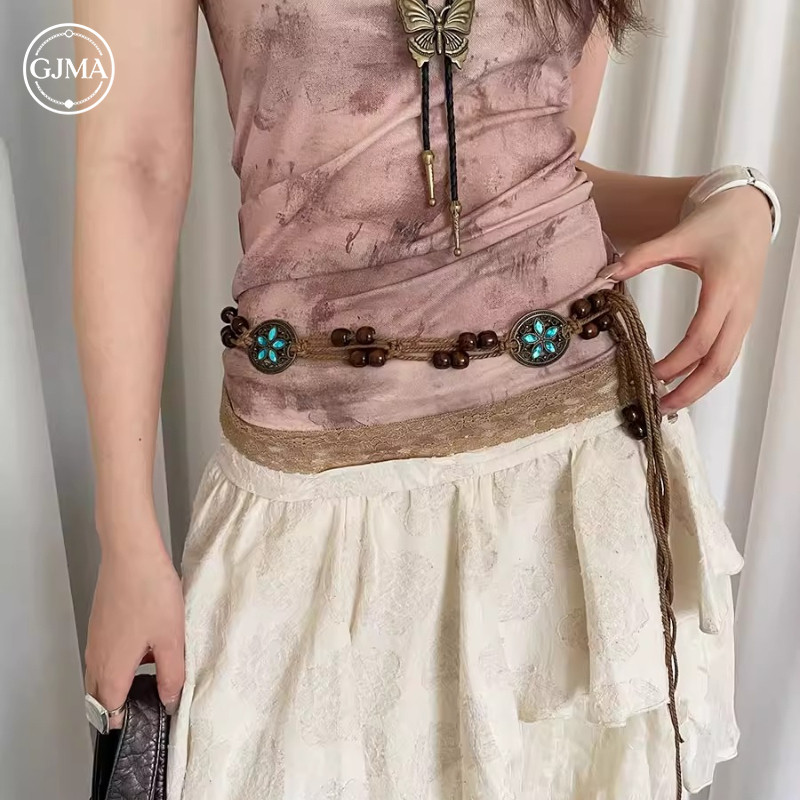 Dây thắt lưng phong cách Bohemian 2026 - Phụ kiện thời trang phù hợp với váy