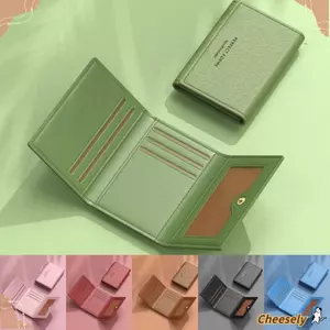 Ví nam CHEESELY, Ví đựng thẻ nam dung tích lớn bằng da, Hộp đựng ảnh nhiều thẻ đa chức năng thời trang dành cho nữ