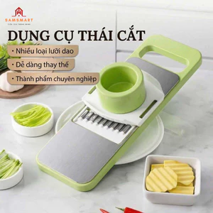 Dụng Cụ Nạo Rau Củ Inox 304 – Bào Sợi, Thái Lát Đa Năng, Có Bảo Vệ Tay Tiện Lợi