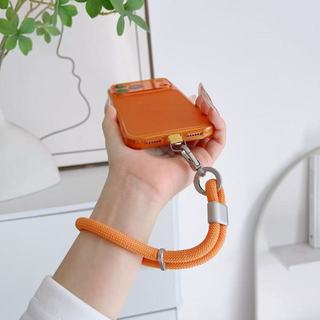 Dây đeo cổ tay dây buộc điện thoại di động ngắn bện đa năng có thể điều chỉnh sang trọng, dây buộc tay điện thoại di động