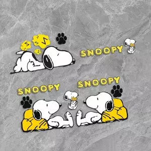 Bắp Chân Xe Điện Miếng Dán Rùa Nhỏ Vua Pin Xe snoopy snoopy Miếng Dán Trang Trí Yadi Hoạt Hình Chống Thấm Nước Xe Miếng Dán 26.3.26