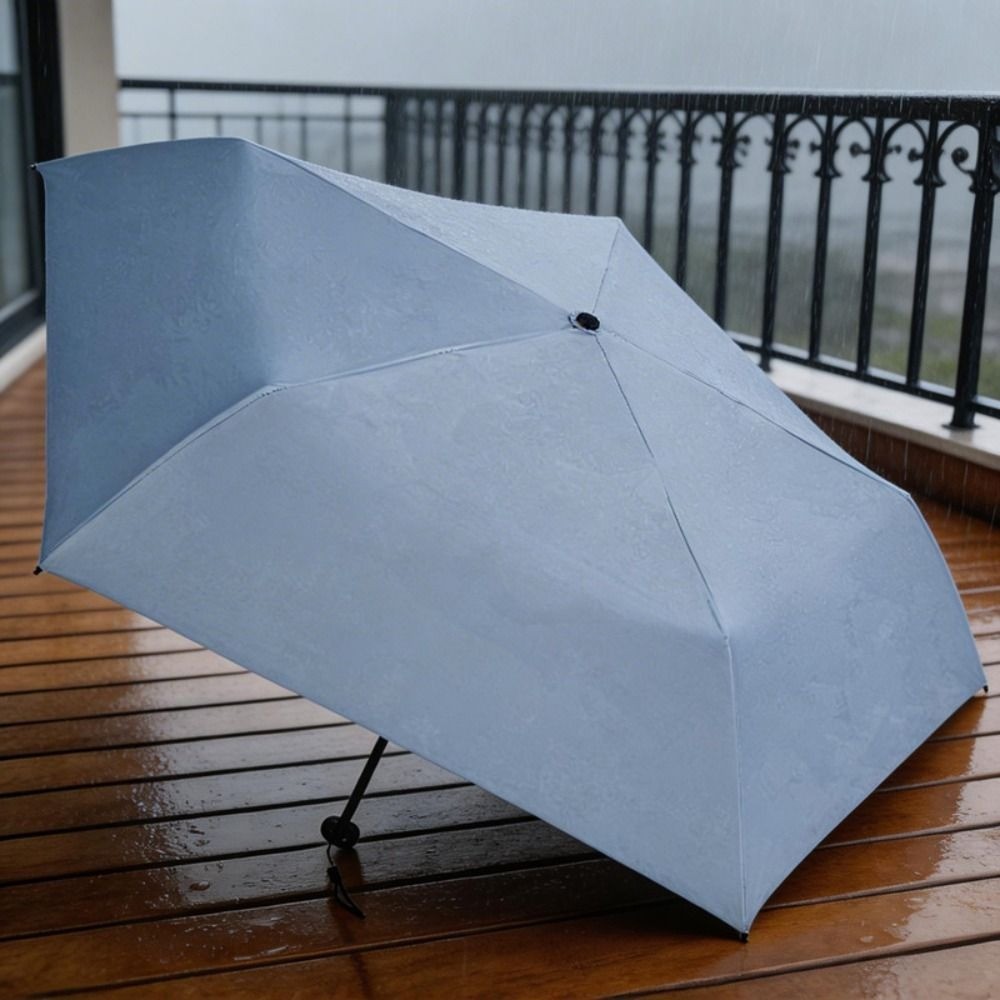 Ô chống nắng siêu nhẹ LACYES, Ô chống nắng bỏ túi khung sợi Carbon màu trơn, Bảo vệ tia cực tím Mini bền bỉ Mưa nắng nhẹ Ô sử dụng kép Ngày mưa