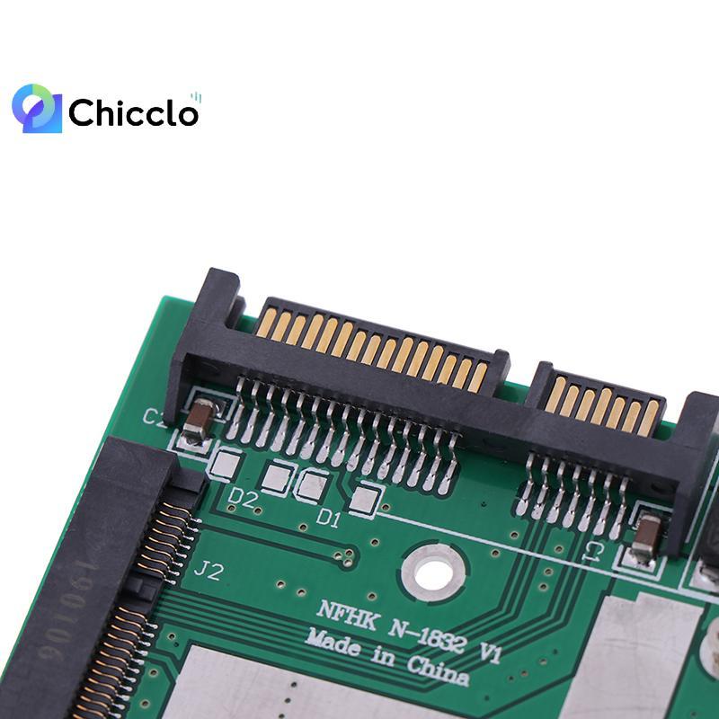 [chiccloset0] mSATA SSD sang 2.5 '' SATA 6.0gps bộ chuyển đổi thẻ mô-đun bảng mini pcie ssd Đẹp