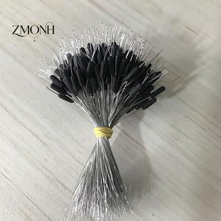 ZMONH - Phao cao su bobber hình trụ, 300 cái/lốc, dùng chặn câu cá