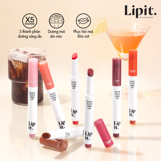 Son Dưỡng Môi Tan Chảy Click Click Lava LIP IT Dưỡng Ẩm Căng Mọng 1.9g