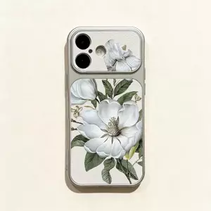Hoa bạch ngọc trắng phù hợp với ốp lưng iPhone17/16/15 iPhone14/13pro dễ thương xr chống