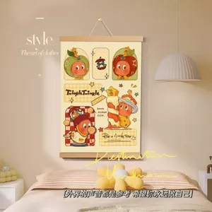 Ngôi Sao Dễ Thương Thế Giới Tường Nhỏ Treo Cuộn Phòng Ngủ Trẻ Em Trang Trí Tranh Đầu Giường Phụ Kiện Nhà 4.13