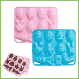 Khuôn Silicon Phục Sinh Chống Dính Chảo Nướng Trứng Phục Sinh Khuôn Silicon Cho Sô Cô La Cho Fudge Jelly Pudding Cocoa gelhvn