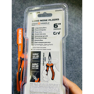 Bộ 3 Kìm WOKIN kìm điện 101007 180mm , kìm nhọn 101206 160mm, kìm cắt 101107 180mm