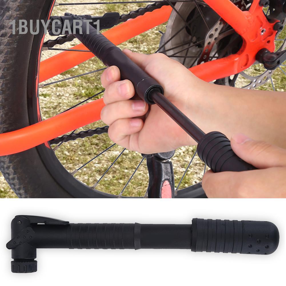 1buycart1 Máy Bơm Mini Di Động Tầng 120 PSI Cao Cấp Đi Xe Đạp Tay Bóng Bơm Hơi Lốp Xe Núi