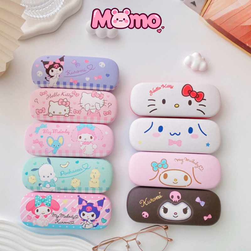Hộp đựng kính mắt Sanrio Hộp đựng kính PU Kuromi Melody dễ thương