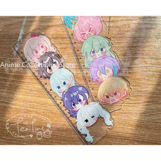 New Anime Project Sekai Shinonome Akito Akiyama Mizuki Cosplay 15cm Straight Ruler Drawing Tool Student Stationery