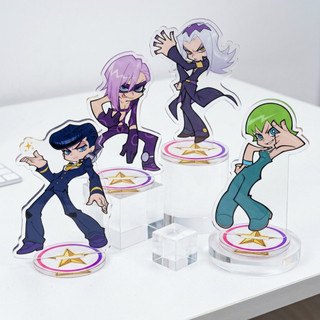 Anime JoJo's Bizarre Adventure Giorno Bruno Dio Acrylic Stand 10cm Figure key Cosplay Props Desktop Decor Birthday Gift
