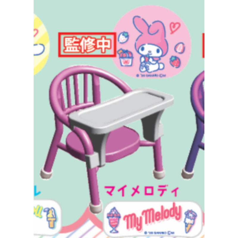 [BTF] Hàng có sẵn Đồ chơi viên nang BENELIC Nhật Bản Sanrio Mini Trang trí ghế trẻ em Thu nhỏ dễ thương DE4K