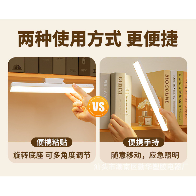 Đèn bàn LED có thể sạc lại Ký túc xá Sinh viên Đại học Bàn đọc sách Có thể điều chỉnh độ sáng Bảo vệ mắt Đèn học tập Intelli