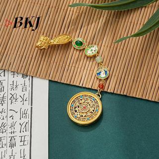 [KJ] Trang sức thời trang có tua dài cho nữ Ve áo ép hợp kim Hanfu [Mới]