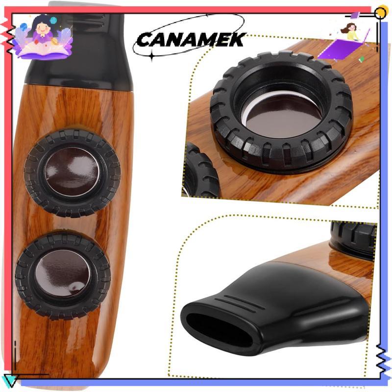 CANAMEK Nhạc cụ Kazoo hai lỗ, Thực hành thiết kế hạt nhẹ Kazoo cho đàn Guitar Ukulele Apaniment CSF