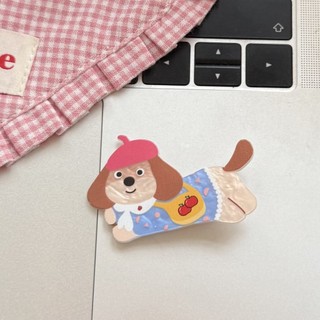 Meowu Kẹp Tóc Mái Cún Lạp Xưỡng Màu Sắc Ánh Xà Cừ