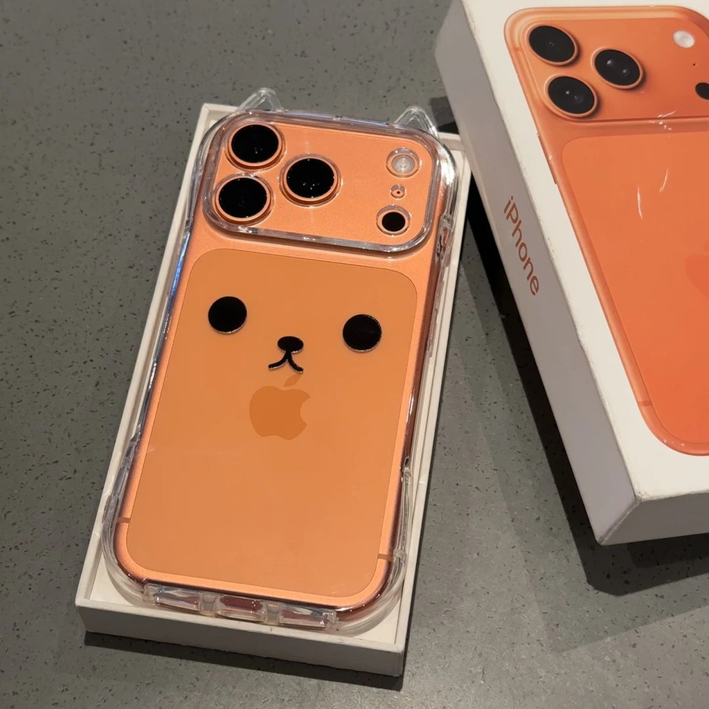 Đơn Giản Dễ Thương Dễ Thương Đồng Hồ Dễ Thương Thích Hợp Cho Apple 17Promax Tai Mèo Vỏ Điện Thoại IP16 Trong Suốt 15 Chống Sốc142025.12.24