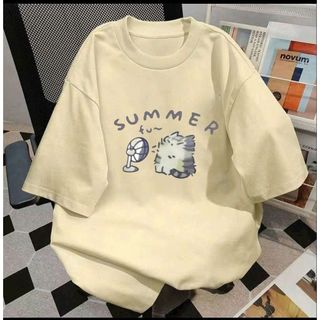 Áo phông unisex tay lỡ cotton su mát đa dạng Hình SUMMER Mát mẻ lin thuba94