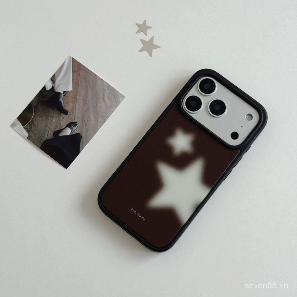 Ốp Điện Thoại Thích Hợp Cho iPhone 7 8 X XS XR XSMAX 11 12 13 14 15 16 17 Pro max Plus Air Fuzzy White Star Vỏ Bảo Vệ Chống Sốc Bao Gồm Tất Cả AIZ4