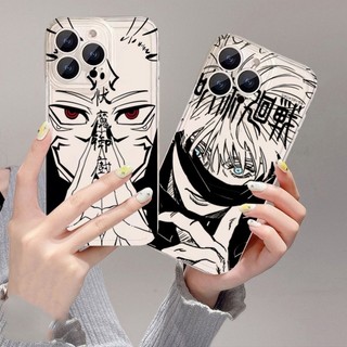 Phim Hoạt Hình Jujutsu Kaisen Gojo Satoru Ốp Lưng Điện Thoại Samsung Galaxy S25 FE S24 S22 S23 S30 Plus Ultra S23FE S24FE Vỏ Thời Trang Chống Sốc Anime Mềm Trong Suốt Vỏ TPU Trong Suốt