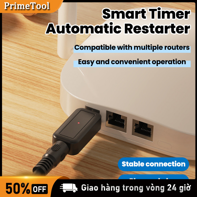 Công cụ khởi động lại router, Hẹn giờ / Tự động, Khởi động lại / Đặt lại, Công cụ tự động, Bộ điều khiển nguồn WiFi