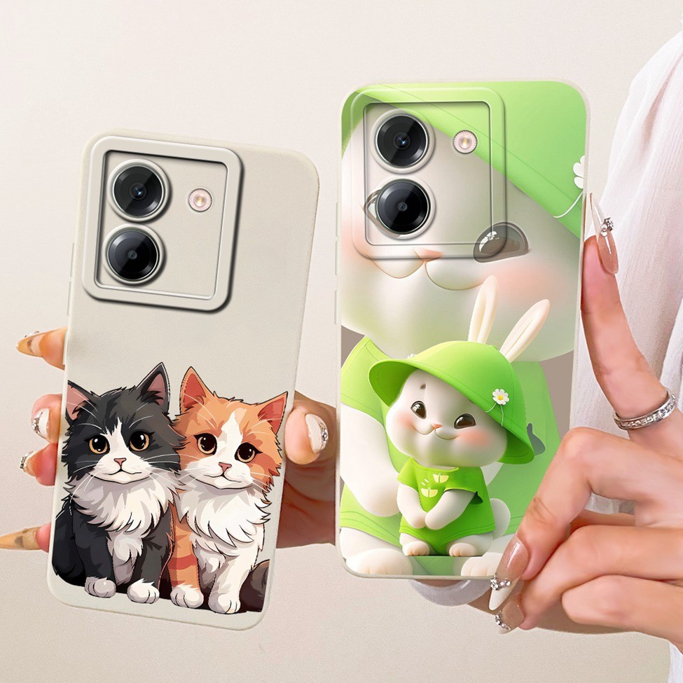 Dành Cho Poco M7 Pro 5G Ốp Lưng Silicon Thời Trang Sang Trọng Mát Kawaii Vỏ Sơn Dễ Thương 2409FPCC4G 2409FPCC4I