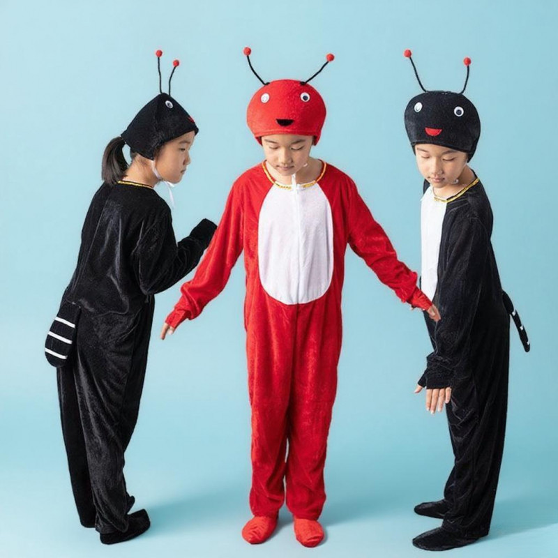 💕Chỗ💕 Trẻ Em Kiến Nhỏ Động Vật Múa Trang Phục Quần Áo Bé Gái 3-12 Tuổi Mới Lạ Halloween Giáng Sinh