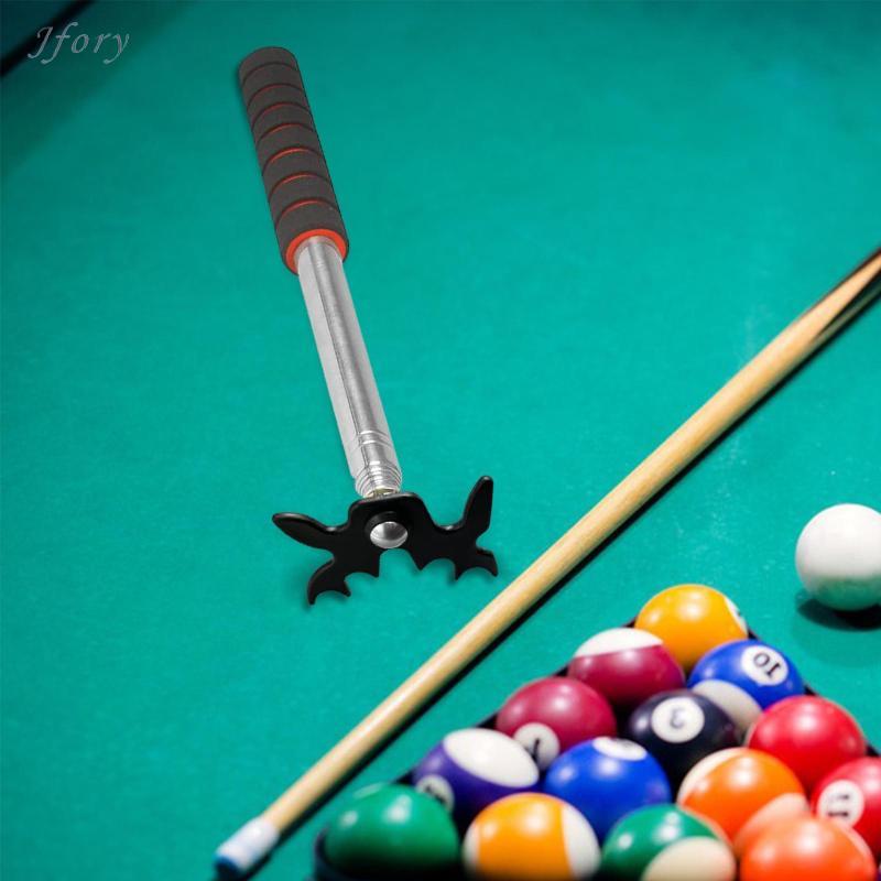 Cầu cue bể jfory với chân đế có thể thu vào, phù hợp huấn luyện tại câu lạc bộ bi-a