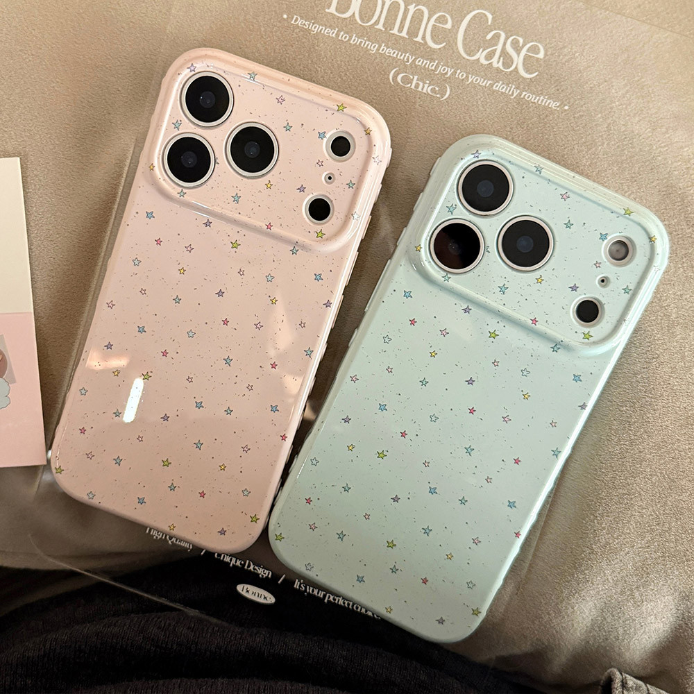 Ốp điện thoại mềm hình trái tim tình yêu đầy màu sắc cho iPhone 17 Pro Max 16 15 14 13 Vỏ bảo vệ chống sốc