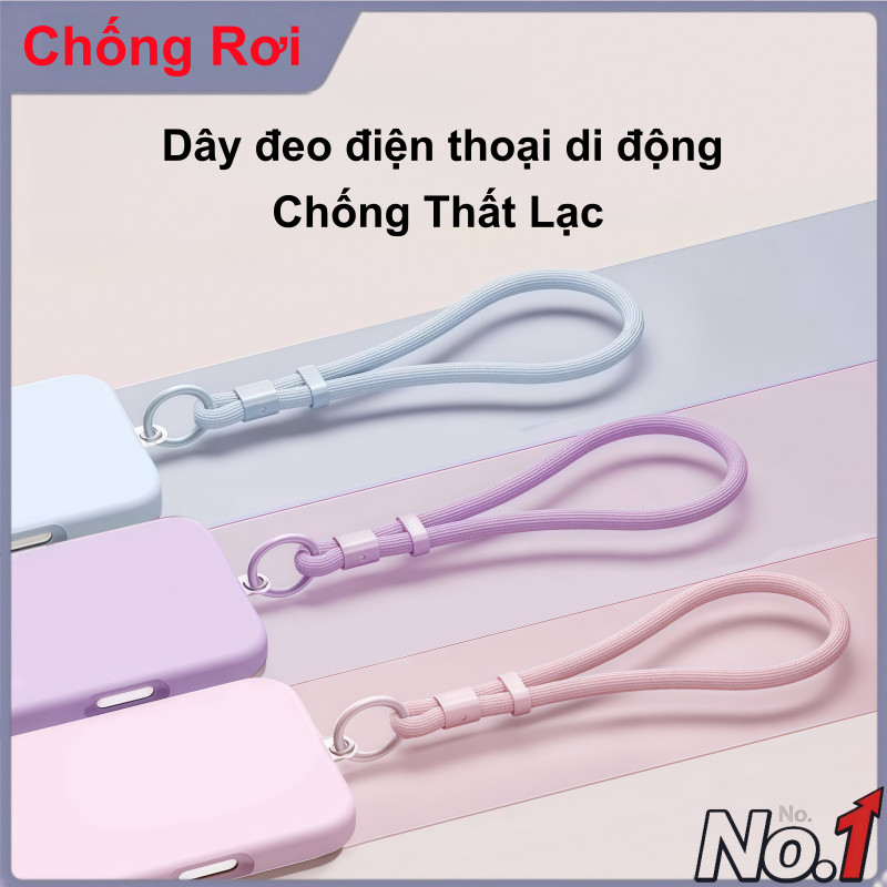 Vòng đeo tay điện thoại di động chống rơi và chống mất tự khóa, Tương thích với nhiều thương hiệu điện thoại di động
