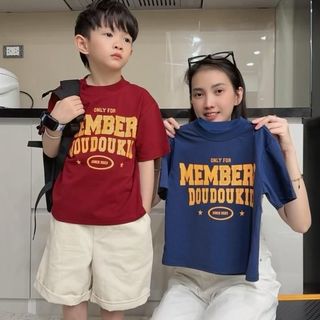 [DOU DOU KID] " TRI ÂN MEMBER " AP65 MEMBER Áo Phông Trẻ Em Chất Vải Hữu Cơ 14-48kg,Mềm Mịn