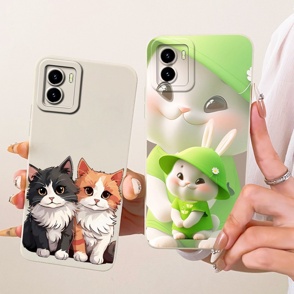 Ốp lưng Vivo Y15A V2134 Y15S V2120 V2147 V2139 Vỏ Vivo Y15s Vỏ silicon Hoa thời trang sang trọng Kawaii Sơn dễ thương