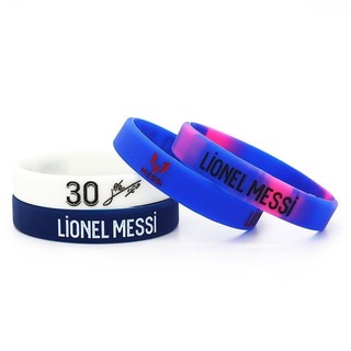 Vòng silicone dạ quang Ronaldo Messi Neymar, dây đeo cổ tay bóng rổ/bóng đá, đồ lưu niệm 1229LP