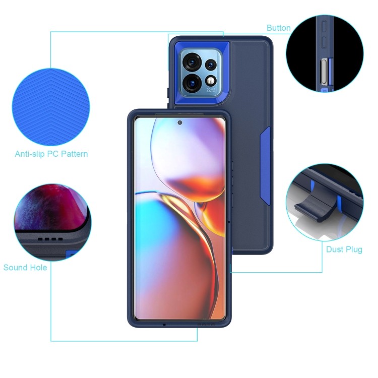 Ốp điện thoại TPU 2 trong 1 PC + TPU cho Motorola Edge+ 2022/2023, G Pure 2021, Moto G 5G 2022/2023