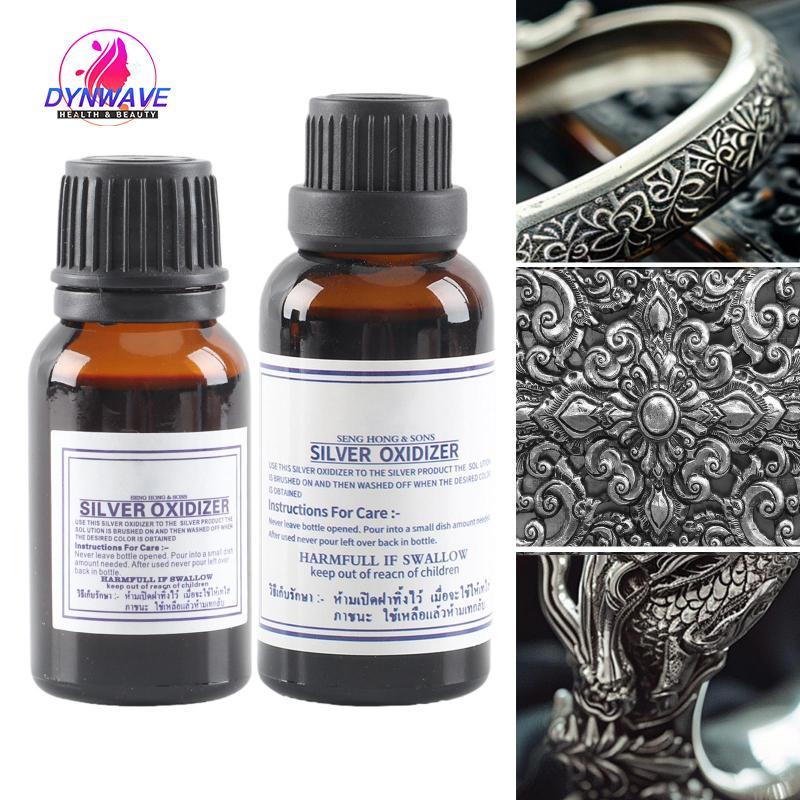 Dung dịch làm đen trang sức bạc - Chất lỏng oxy hóa tạo màu đen chuyên nghiệp