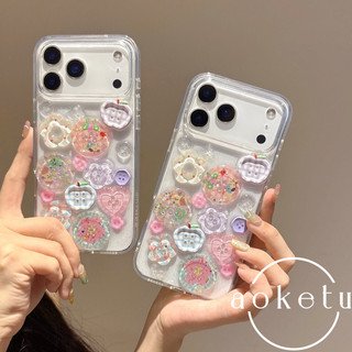 Thích hợp cho vỏ điện thoại Apple 17Pro, iPhone 16 mới, 15promax sáng tạo, cảm giác cao cấp, bao gồm tất cả 14, chống rơi 13, silicon trong suốt 12, vỏ ba chiều