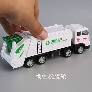 Vệ Sinh Quán Tính Rác Xe Tải Trẻ Em Nắp Mở Thùng Rác Mô Hình Bé Trai Thành Phố Vệ Sinh Vận Chuyển Đồ Chơi Ô Tô