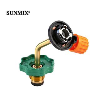 Van lạm phát bình xăng nhẹ gọn Bộ chuyển đổi nạp hợp kim nhôm cho phụ kiện cắm trại ngoài trời