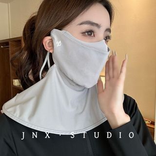 Mặt nạ chống nắng lụa kem, thoáng khí, bảo vệ da và cổ khỏi tia cực tím - Size 3.26