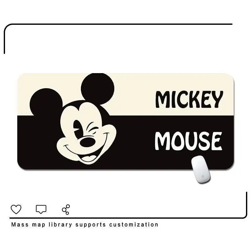 Miếng Lót Chuột Chuột Mickey & Chuột Minnie - Thảm Để Bàn Lớn Với Nghệ Thuật Hoạt Hình Cổ Điển Cho Trẻ Em & Người Hâm Mộ, Đế Cao Su Chống Trơn Trượt Dày 3 Mm