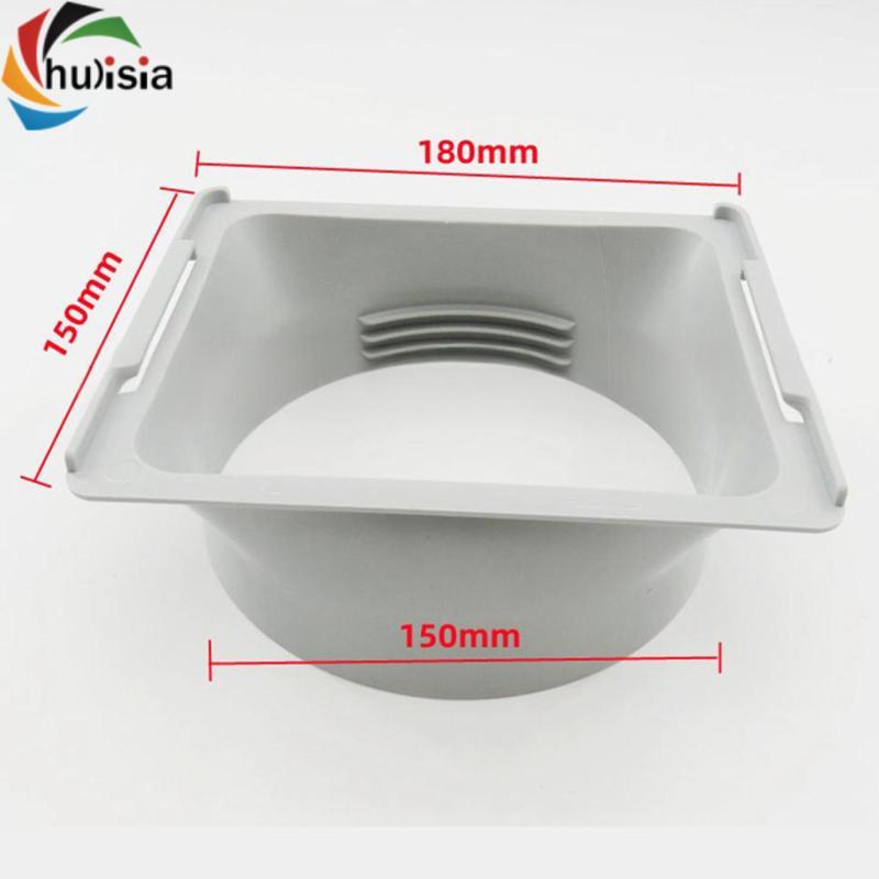 Đầu nối ống xả điều hòa di động Bộ chuyển đổi phẳng Dễ dàng cài đặt cho bộ lỗ thông hơi cửa sổ