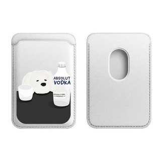 Hộp đựng thẻ họa tiết động vật dễ thương cho iPhone 17pro 17promax 16pro16prmax 15pro 15promax 14 14promax 14pro
